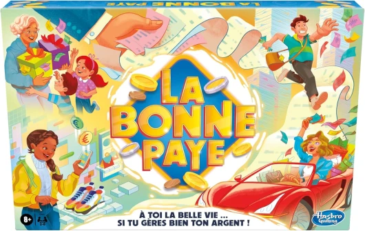 La Bonne Paye, Jeu de Société Familial Amusant, Apprentissage de la Gestion de l’Argent, pour Enfants dès 8 Ans et Les Fans de Jeux Stratégique, Idée Cadeau de Noël, 2 à 6 Joueurs