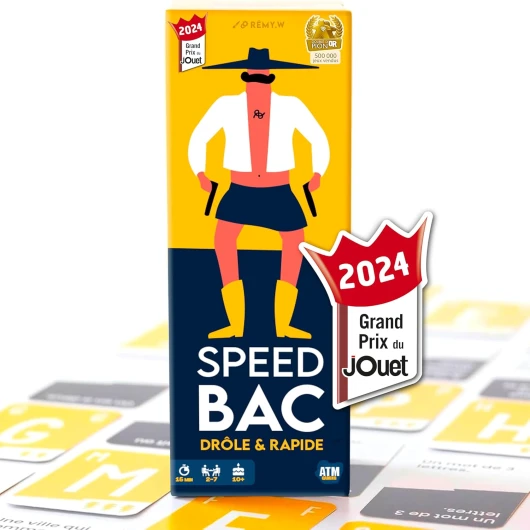 Speedbac - Jeu de société Famille et Amis - Parfait pour Mettre l'ambiance - 2 à 7 Joueurs - Grand Prix du Jouet 2024 Famille & Amis